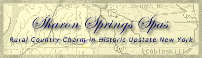 Sharon Springs - rural charm in upstate New York